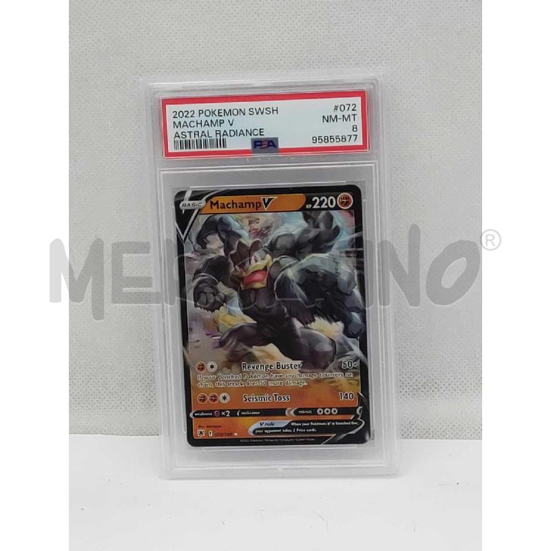 CARTA POKEMON MACHAMP V PSA 8 | Mercatino dell'Usato Settimo torinese 1