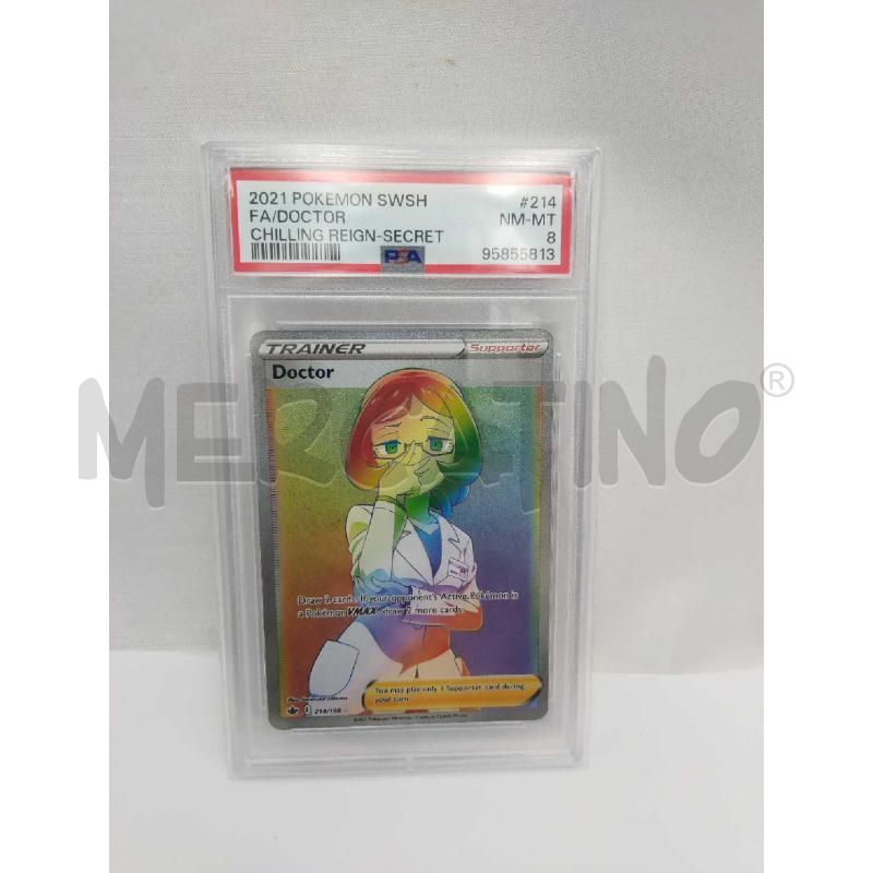 CARTA POKEMON MEDICO RARA SEGRETA PSA 8 | Mercatino dell'Usato Settimo torinese 1
