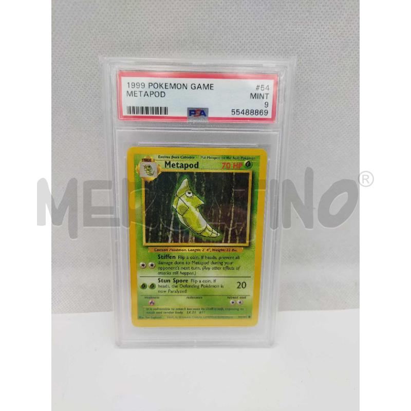 CARTA POKEMON METAPOD PSA 9 SET BASE | Mercatino dell'Usato Settimo torinese 1