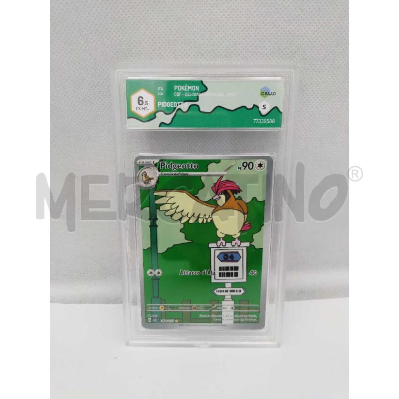 CARTA POKEMON PIDGEOTTO GRAAD 6.5 | Mercatino dell'Usato Settimo torinese 1