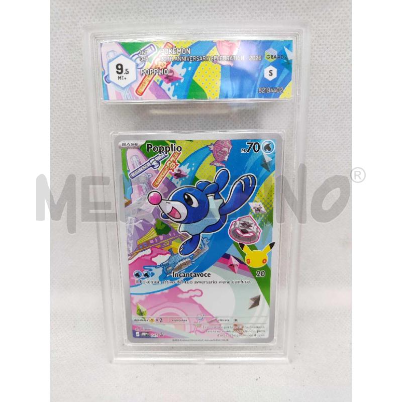 CARTA POKEMON POPPLIO GRAAD 9.5  | Mercatino dell'Usato Settimo torinese 1
