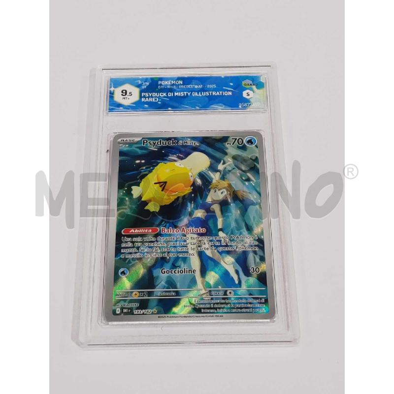 CARTA POKEMON PSYDUCK DI MISTY GRAAD 9.5 | Mercatino dell'Usato Settimo torinese 1