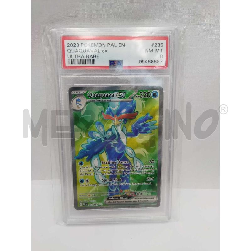 CARTA POKEMON QUAQUAVAL EX PSA 8 | Mercatino dell'Usato Settimo torinese 1
