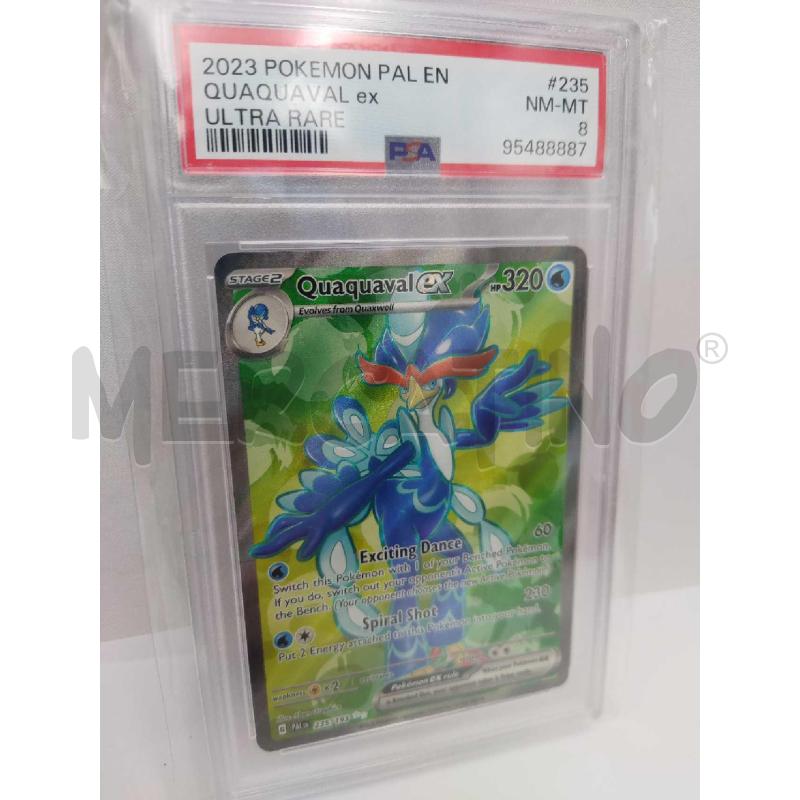 CARTA POKEMON QUAQUAVAL EX PSA 8 | Mercatino dell'Usato Settimo torinese 2