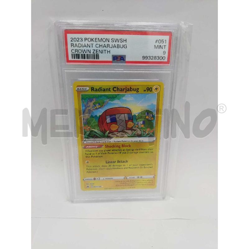 CARTA POKEMON RADIANT CHARJABUG PSA 9 | Mercatino dell'Usato Settimo torinese 1
