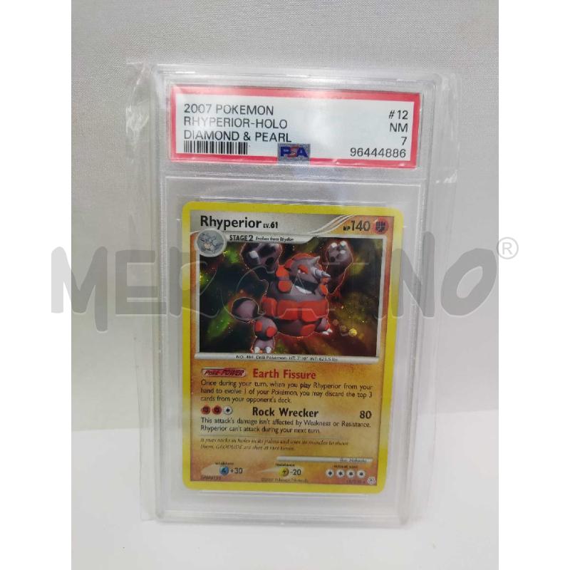 CARTA POKEMON RHYPERIOR PSA 7  | Mercatino dell'Usato Settimo torinese 1