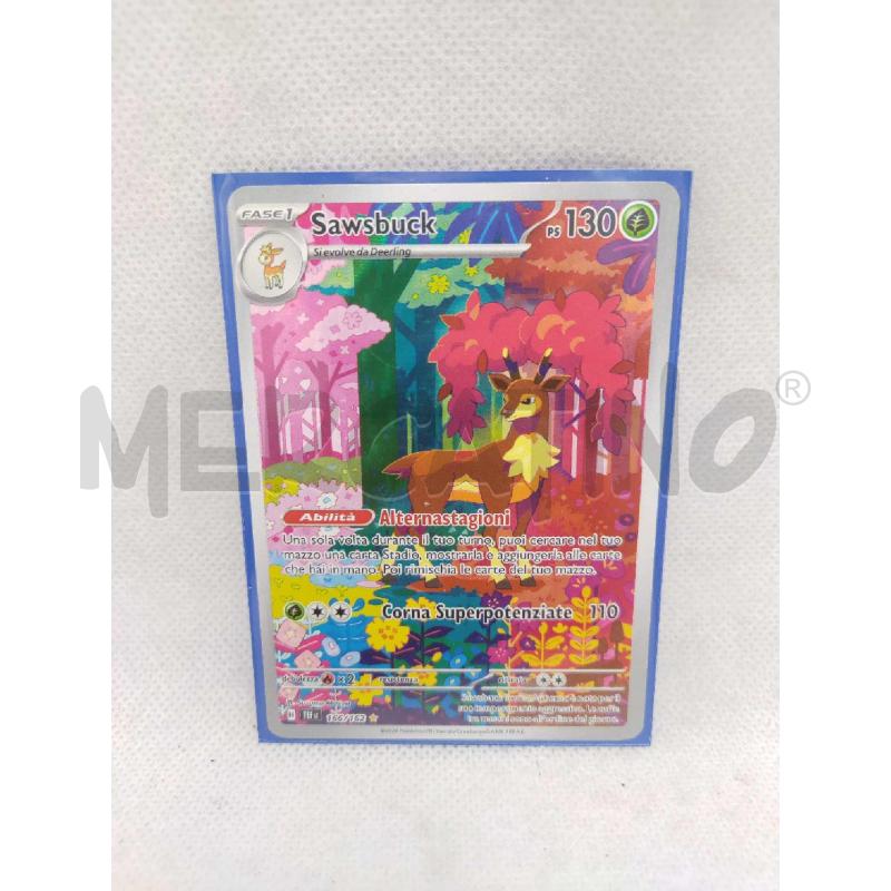 CARTA POKEMON SAWSBUCK RARA SEGRETA NM  | Mercatino dell'Usato Settimo torinese 1