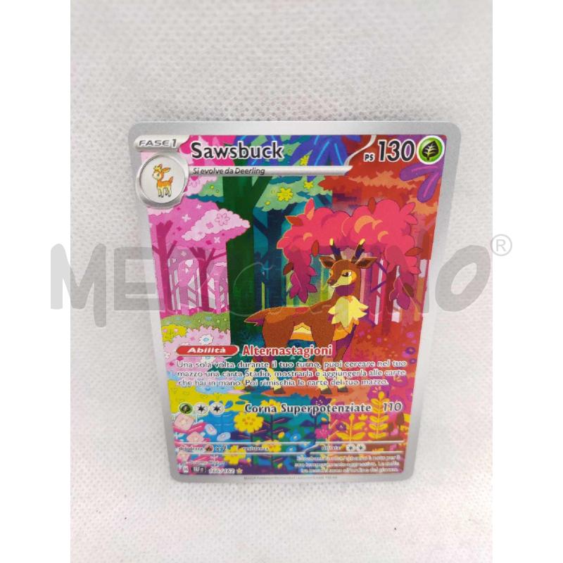 CARTA POKEMON SAWSBUCK RARA SEGRETA NM  | Mercatino dell'Usato Settimo torinese 2