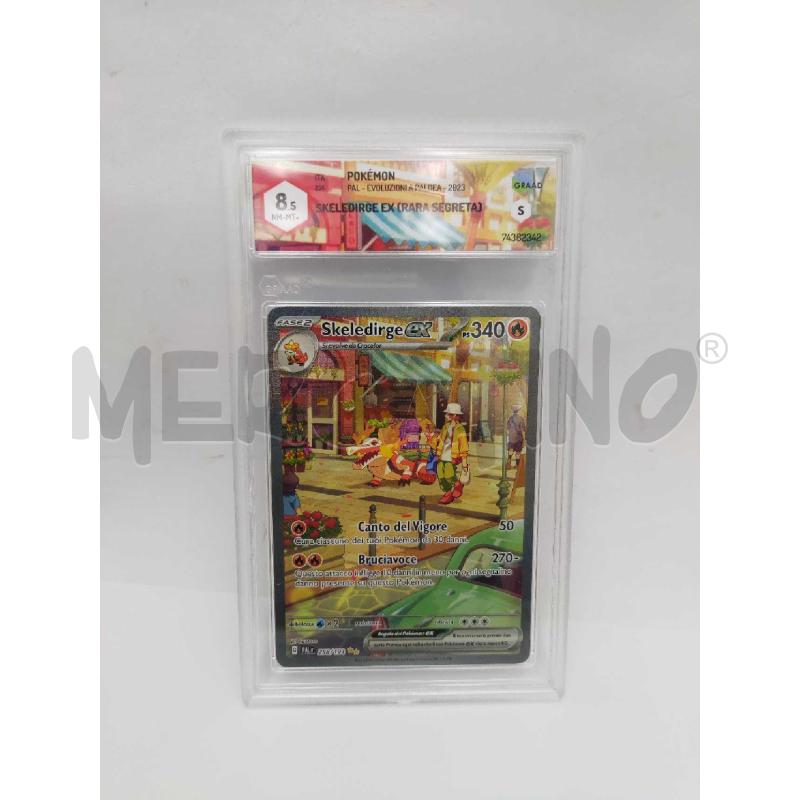 CARTA POKEMON SKELERIDGE EX GRAAD 8.5 | Mercatino dell'Usato Settimo torinese 1