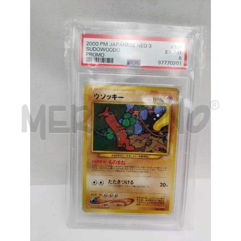 CARTA POKEMON SUDOWOOD NEO PSA 6 PROMO | Mercatino dell'Usato Settimo torinese 1