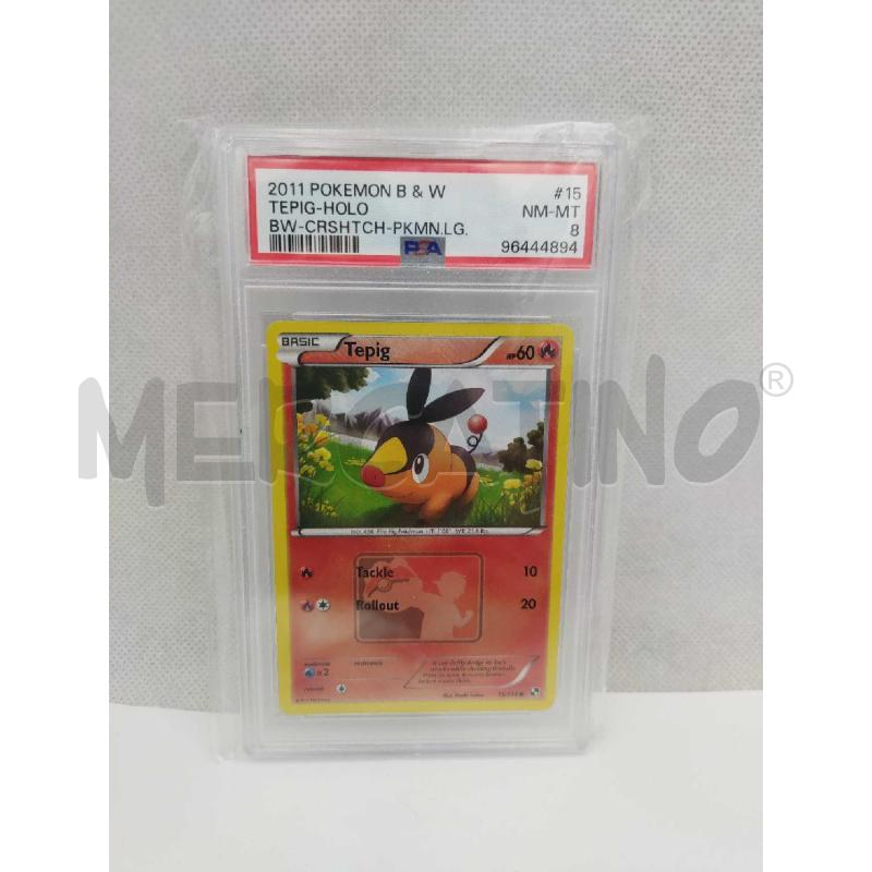 CARTA POKEMON TEPIG POKEMON LEAGUE PSA 8 | Mercatino dell'Usato Settimo torinese 1
