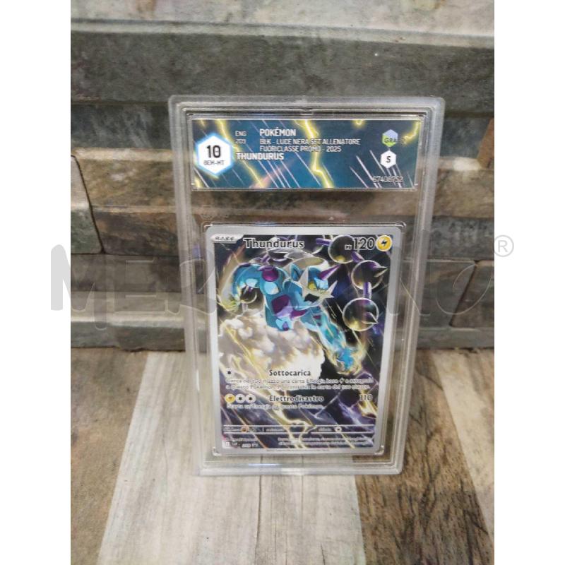 CARTA POKEMON THUNDURUS GRAAD 10 LUCE NERA  | Mercatino dell'Usato Settimo torinese 1
