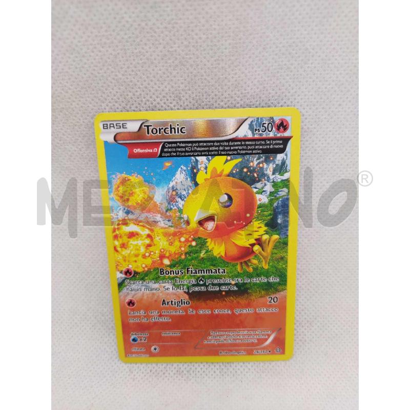 CARTA POKEMON TORCHIC HOLO REVERS 26-160 | Mercatino dell'Usato Settimo torinese 1
