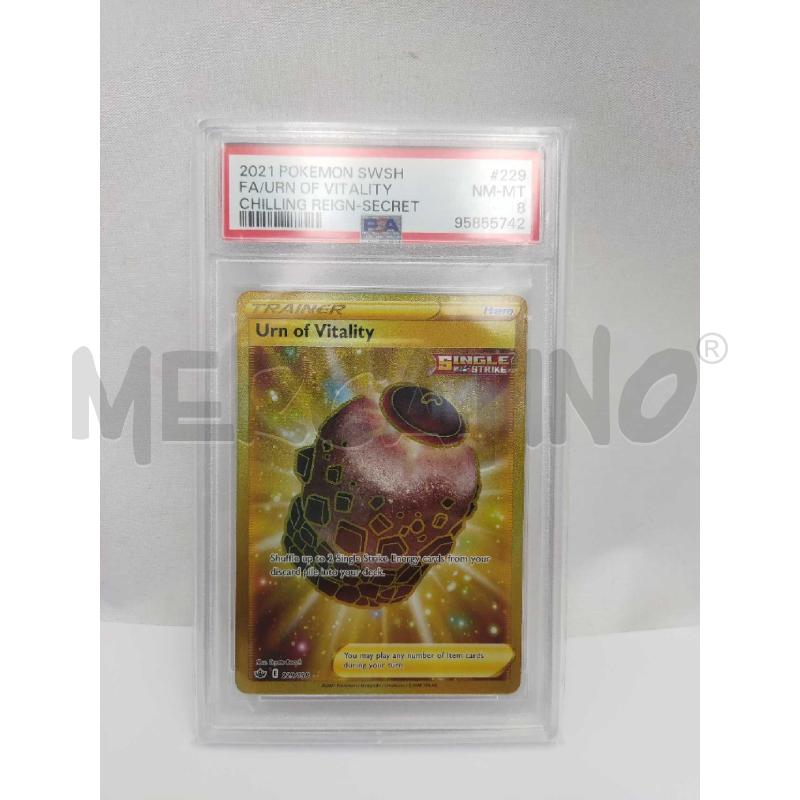 CARTA POKEMON URN OF VITALITY PSA 8 | Mercatino dell'Usato Settimo torinese 1