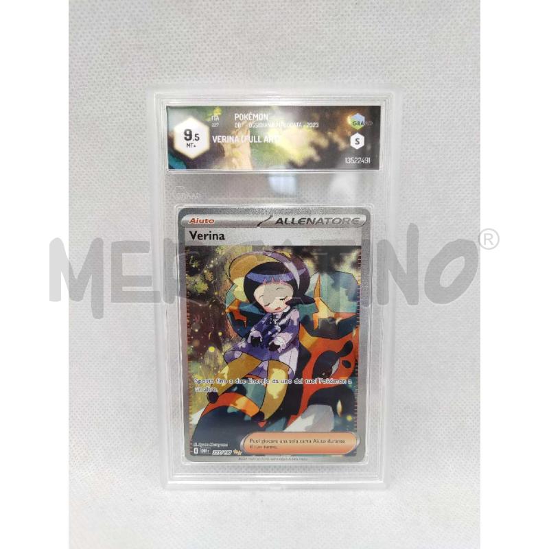 CARTA POKEMON VERINA GRAAD 9.5 FULL ART | Mercatino dell'Usato Settimo torinese 1