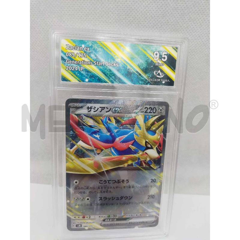 CARTA POKEMON ZACIAN EX COLLECT AURA 9.5 | Mercatino dell'Usato Settimo torinese 1
