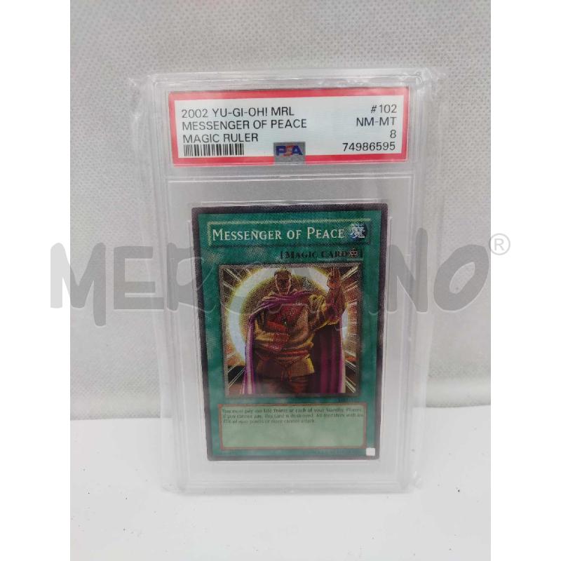 CARTA YU GI OH MESSENGER OF PEACE PSA 8 | Mercatino dell'Usato Settimo torinese 1