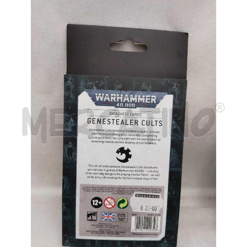 CARTE SCHEDE TECNICHE WARHAMMER | Mercatino dell'Usato Settimo torinese 3