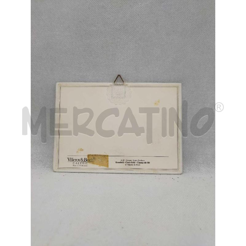 CARTOLINA CERAMICA VILLEROY E BOCH  | Mercatino dell'Usato Settimo torinese 2
