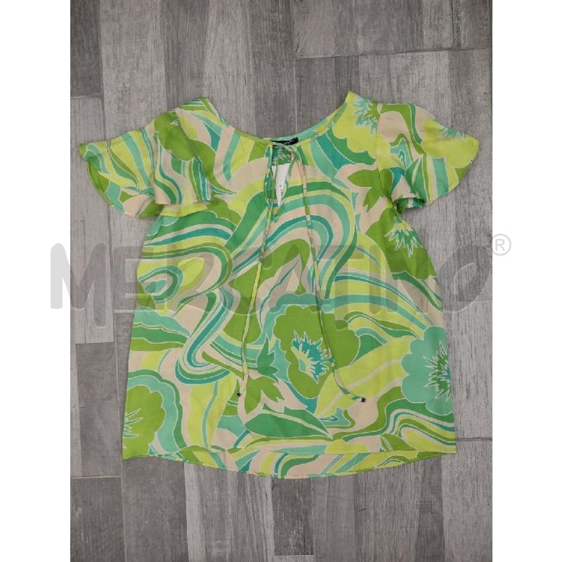 CASACCA DONNA PENNYBLACK RASO FANTASIA VERDE GIALLA  | Mercatino dell'Usato Settimo torinese 1