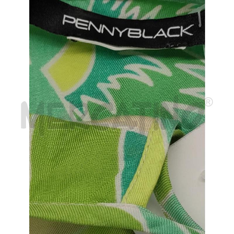 CASACCA DONNA PENNYBLACK RASO FANTASIA VERDE GIALLA  | Mercatino dell'Usato Settimo torinese 4