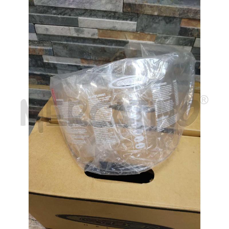 CASCO MOTO CYBER NERO TAGLIA L CON SCATOLA MODELLO U-386 | Mercatino dell'Usato Settimo torinese 5