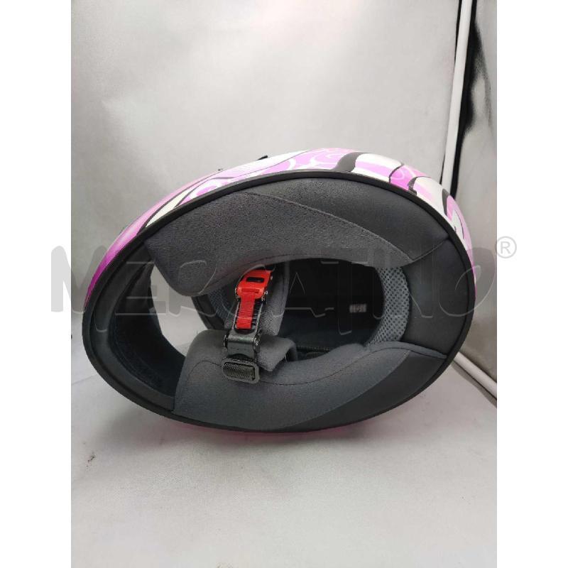 CASCO MOTO HJC ROSA E BIANCA  | Mercatino dell'Usato Settimo torinese 4