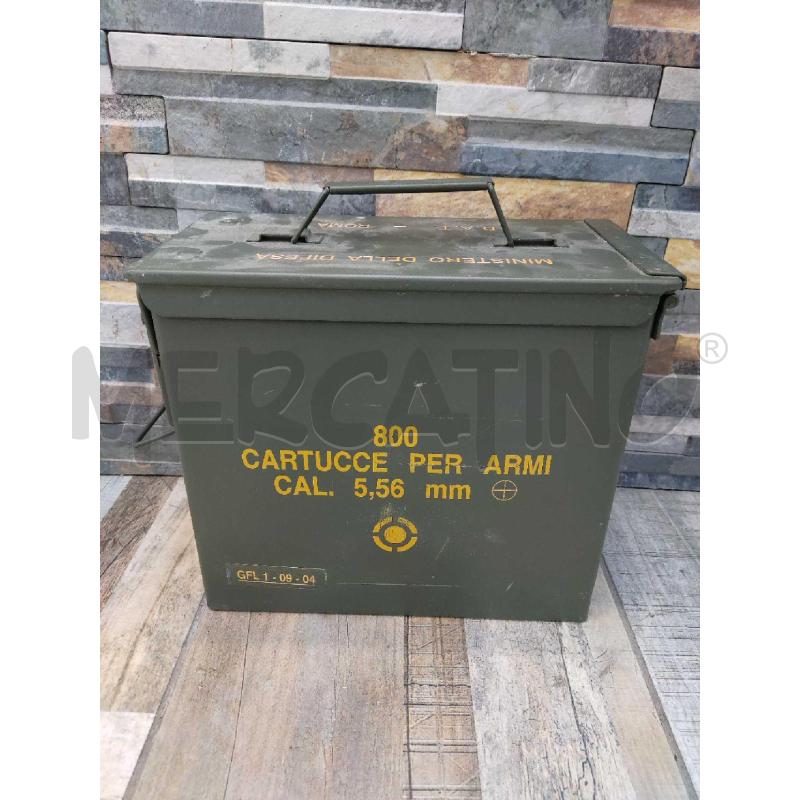 CASSETTA CARTUCCE PER ARMI STILE MILITARE | Mercatino dell'Usato Settimo torinese 1