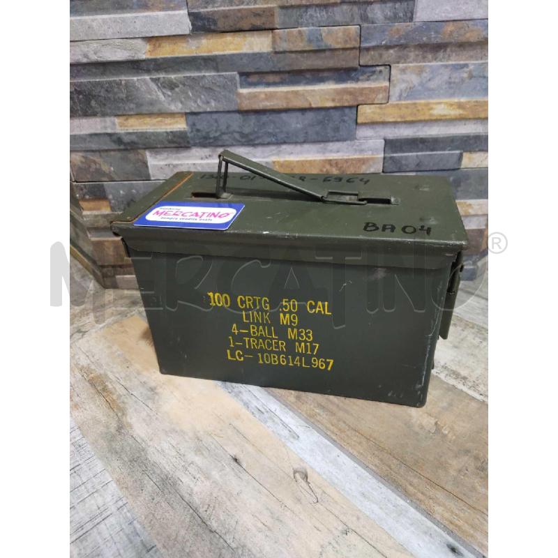 CASSETTA MILITARE VERDE  | Mercatino dell'Usato Settimo torinese 1