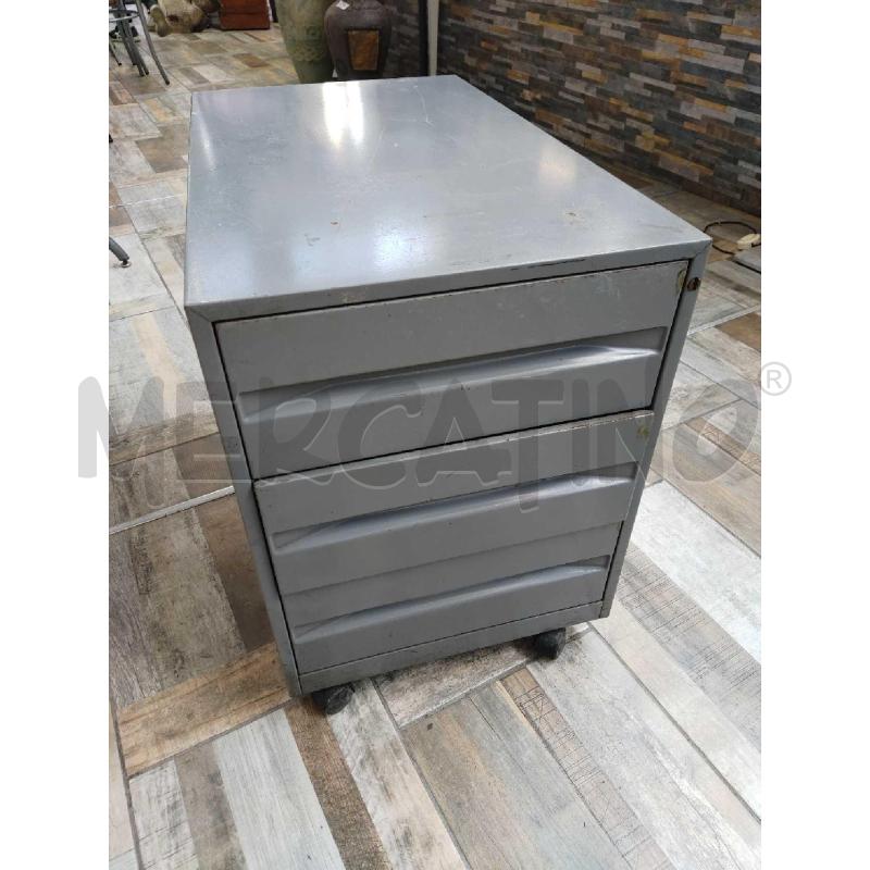 CASSETTIERA IN ALUMINIO CON TRE CASSETTI | Mercatino dell'Usato Settimo torinese 1