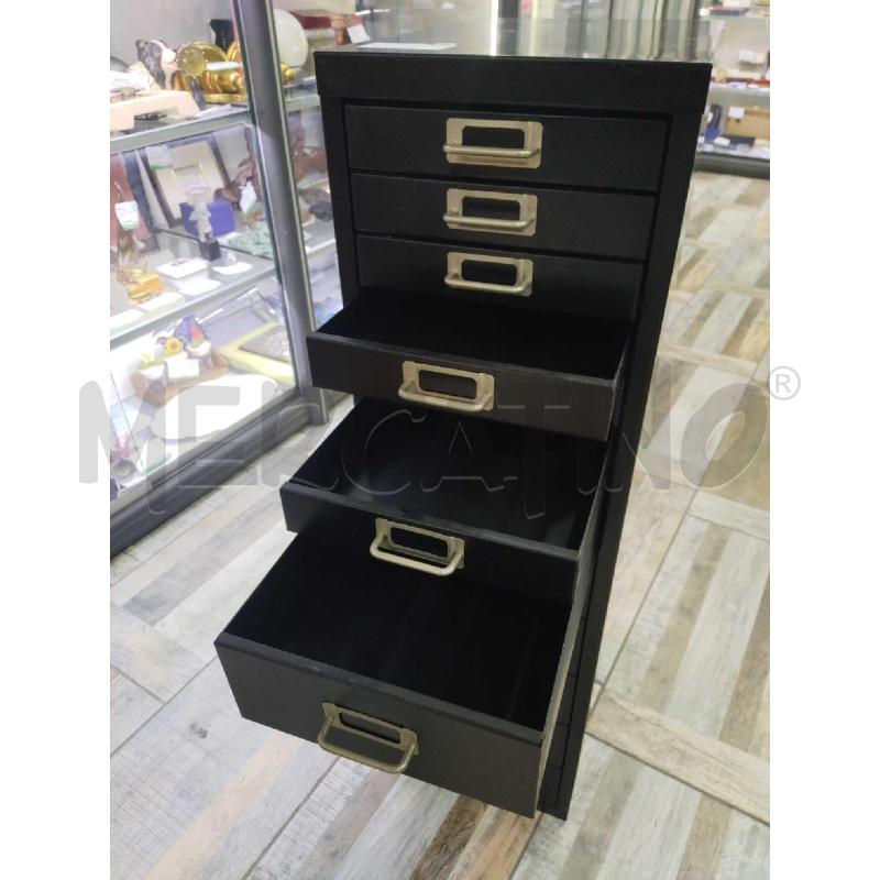 CASSETTIERA IN METALLO NERO PORTA DOCUMENTI | Mercatino dell'Usato Settimo torinese 4
