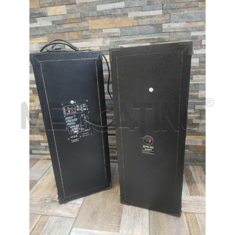 CASSE COPPIA  ACUSTICHE 600W  | Mercatino dell'Usato Settimo torinese 4