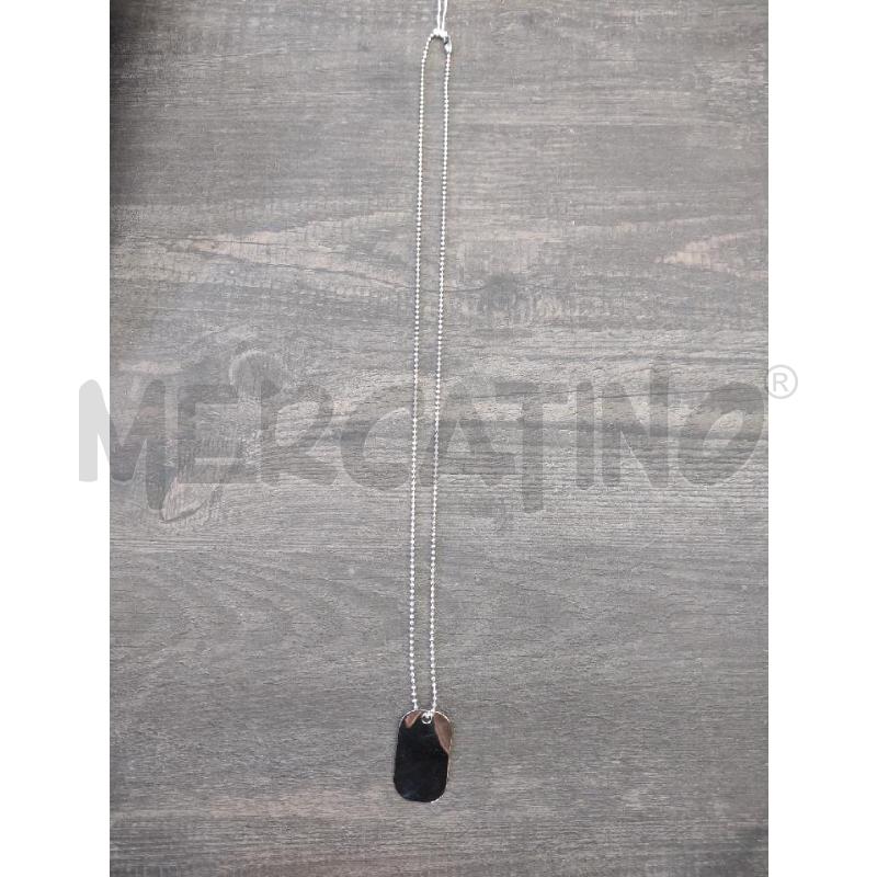 CATENINA A CON PIASTRINA  | Mercatino dell'Usato Settimo torinese 1