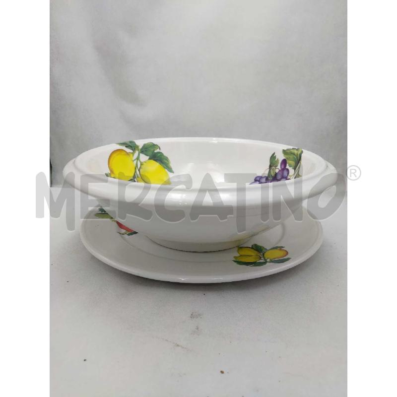 CENTROTAVOLA FACCIOLINO CON PIATTO E FRUTTA | Mercatino dell'Usato Settimo torinese 1