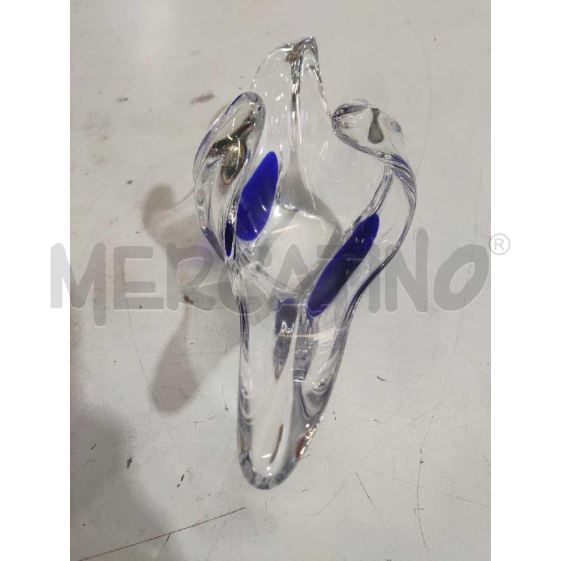 CENTROTAVOLA VETRO MURANO BLU | Mercatino dell'Usato Settimo torinese 2