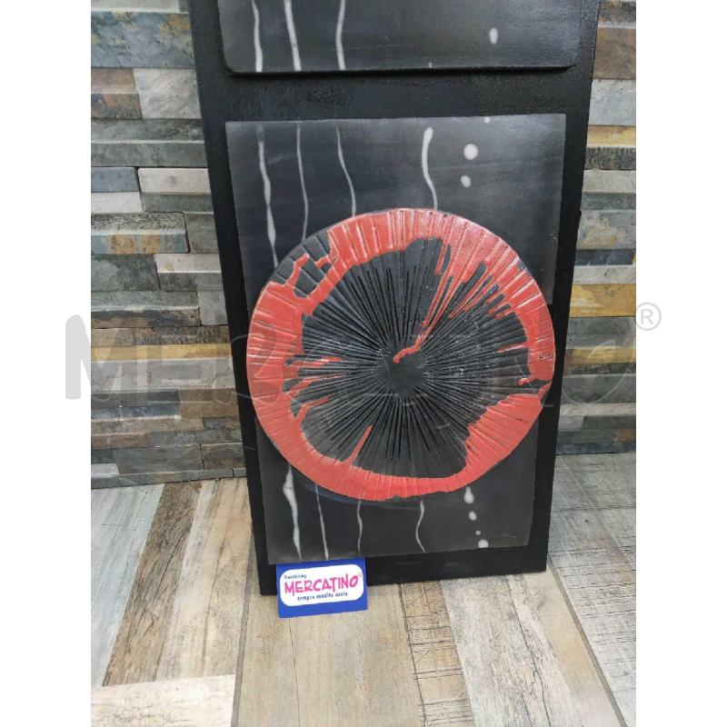 CERAMICA RAKU FIORE D'INVERNO CARLA GIUSTACORI | Mercatino dell'Usato Settimo torinese 2