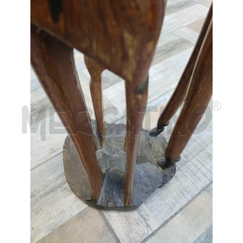 CERVO ETNICO IN LEGNO STATUA | Mercatino dell'Usato Settimo torinese 5