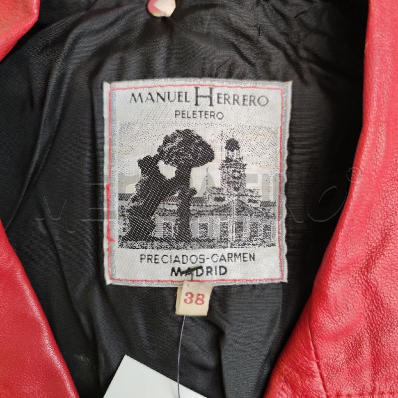 CHIODO PELLE ROSSO MANUEL HERRERO   | Mercatino dell'Usato Settimo torinese 3