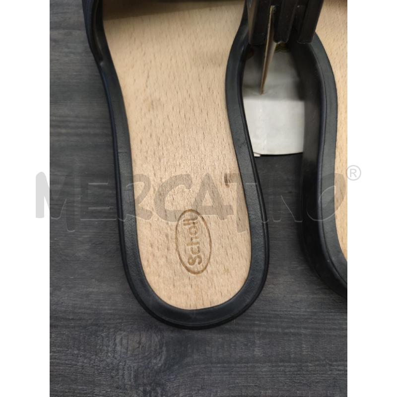 CIABATTE DONNA SCHOLL NERE LEGNO GOMMA | Mercatino dell'Usato Settimo torinese 3