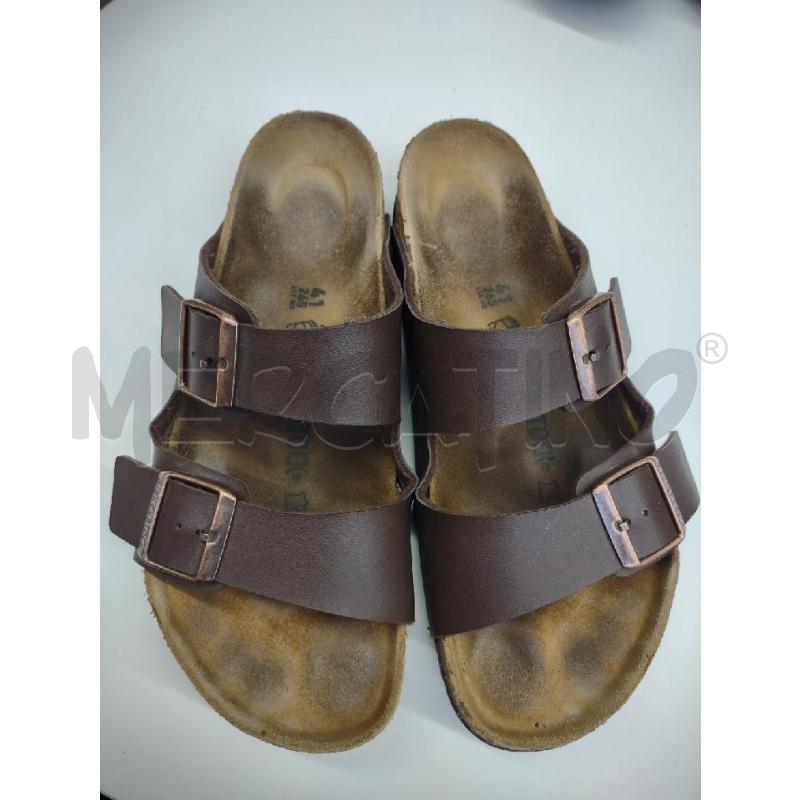 CIABATTE UOMO BIRKENSTOCK MARRONE  | Mercatino dell'Usato Settimo torinese 1