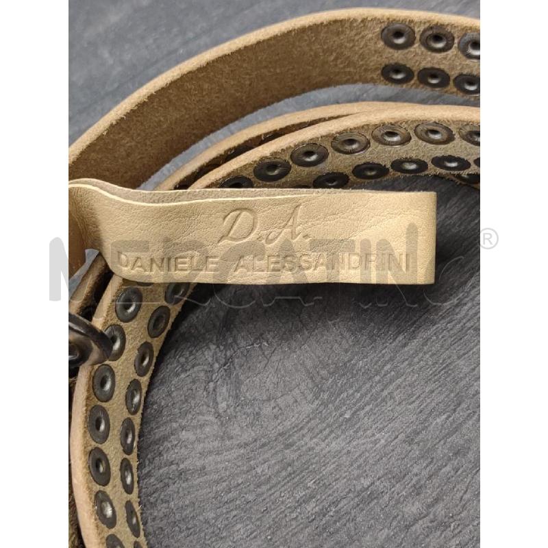 CINTURA DONNA DANIELE ALESSANDRINI BEIGE BORCHIETTE  | Mercatino dell'Usato Settimo torinese 3