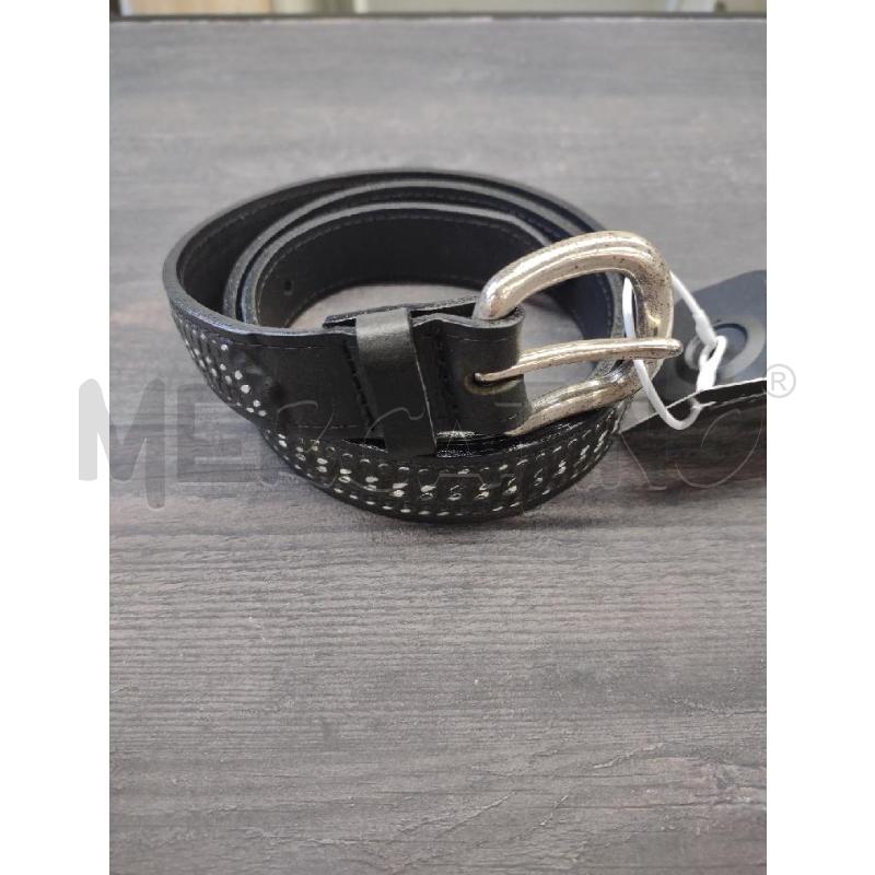 CINTURA DONNA ORCIANI NERA PELLE PUNTI METALLICI | Mercatino dell'Usato Settimo torinese 1