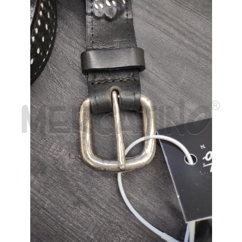 CINTURA DONNA ORCIANI NERA PELLE PUNTI METALLICI | Mercatino dell'Usato Settimo torinese 3