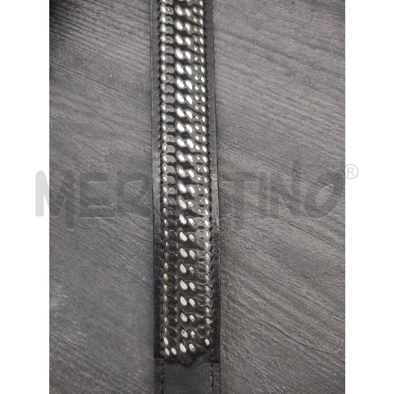 CINTURA DONNA ORCIANI NERA PELLE PUNTI METALLICI | Mercatino dell'Usato Settimo torinese 4