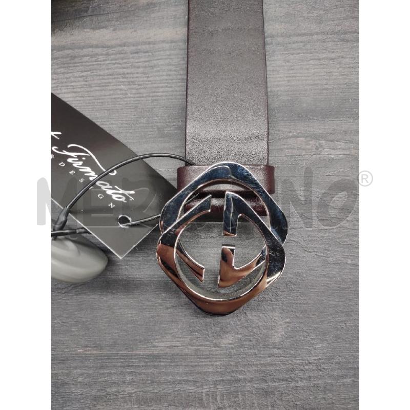 CINTURA UOMO GUCCI TESTA DI MORO FIBBIA ARGENTATA | Mercatino dell'Usato Settimo torinese 2