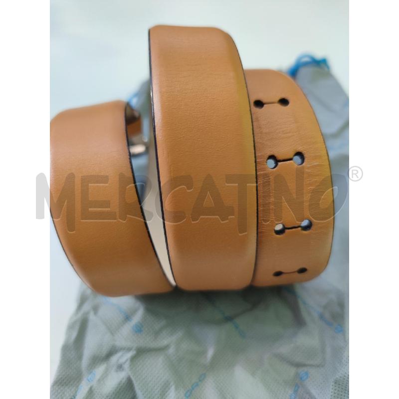 CINTURA UOMO PIQUADRO PELLE OCRA ARANCIO | Mercatino dell'Usato Settimo torinese 3