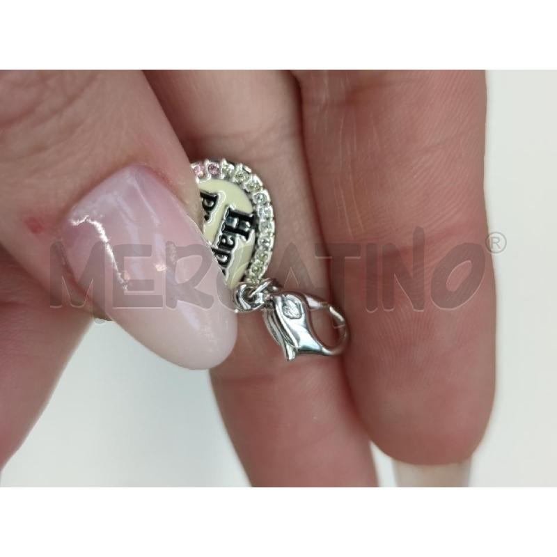 CIONDOLO SWAROVSKI HAPPY BIRTHDAY ZIRCONCINI | Mercatino dell'Usato Settimo torinese 4