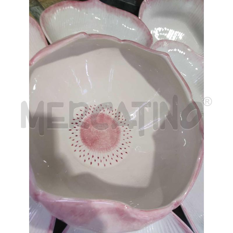 CIOTOLA ROSA NOVE CON PETALI  | Mercatino dell'Usato Settimo torinese 2