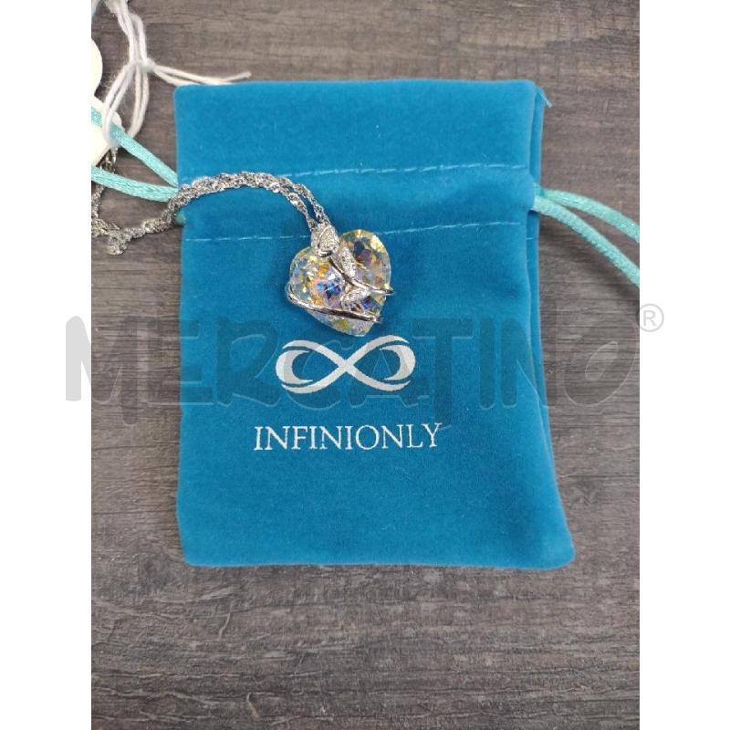COLLANA A INFINIONLY CUORE ROSA / INFINITO | Mercatino dell'Usato Settimo torinese 3