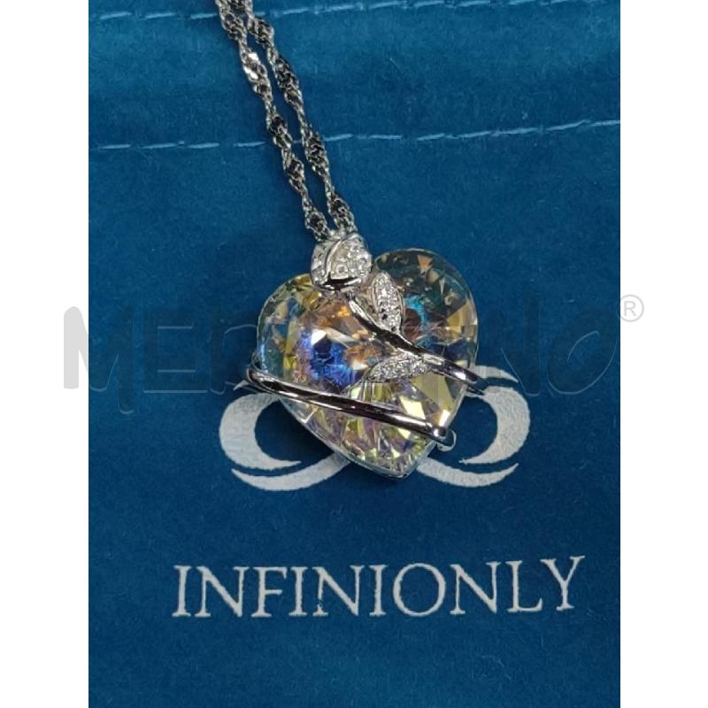 COLLANA A INFINIONLY CUORE ROSA / INFINITO | Mercatino dell'Usato Settimo torinese 5